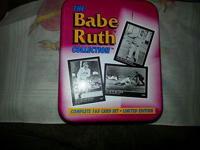 the babe ruth collection complete 165 card set limited edition Amazon.com: Babe Ruth (Baseball Card) 1992 Megacards The Babe Ruth  Collection main image 1