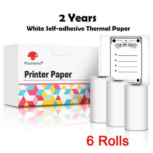 Phomemo T02 Mini Pocket Bluetooth Thermal Printer Wireless Photo Inkless Sticker - Picture 25 of 28