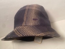 KANGOL TWEED TRILBY FEDORA HAT - 6312HT SIZE MEDIUM, NEW/TAGS