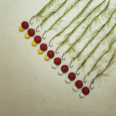 10 x UNKRÄUTEREFFEKT HAARRIGS BELADEN MIT 15 MM ERDBEERBOILIES FLYNSCOTMAN