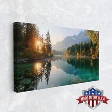 Veil of the Valley Dawn Canvas Print for Home Decor, Wall Decor Art Print Poster