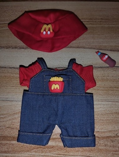 (No Dolls) For POP MART LABUBU The Monsters Plush Doll Clothes Suspender Hat Set - Picture 7 of 7