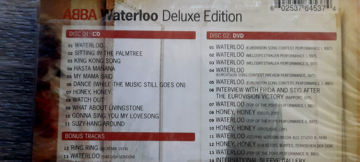ABBA - Waterloo [Deluxe Edition CD/DVD, Remastered] (CD/DVD, Jun
