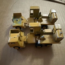 TWO Vintage Merc No. 11-98 Gradall Yellow Work Trucks