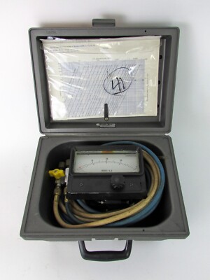 Dieterich Standard EDP-F3 Eagle Eye DP / Flow Meter with Hoses & Case - 40'' H2O
