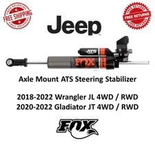 Fox 2.0 Factory ATS Steering Stabilizer For 18-22 Wrangler JL 20-22 Gladiator JT