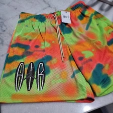 Nike Air Jordan Jumpman Flight MVP Tie Dye Shorts DQ8024-252 2XL Basketball A8