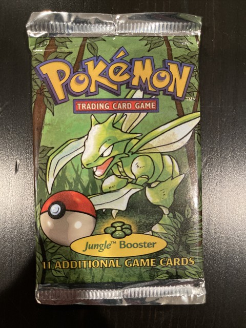 Pokemon 1st Edition Jungle Booster Pack Sealed Scyther 21.292 Super