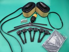 Maserati 3.0 V6 engine Ghibli Service kit spark plugs coils filters belts wipers