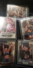 ROSE NAMAJUNAS PANINI PRIZM UFC LOT OF 5 FIREWORKS, DISCO,