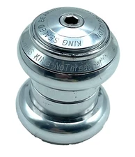 Chris King No Logo Silver Threadless Headset 1” Vintage MTB / Road Bike
