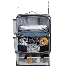 Hanging Shelves Travel Compression Packing Cube for Carry-on Luggage Suitcase...