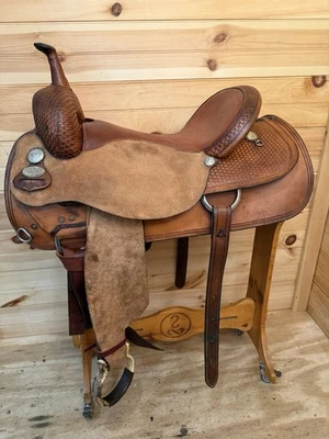 17” Circle Y Pro Cutter Western Saddle Model 2530 - Image 1 of 4