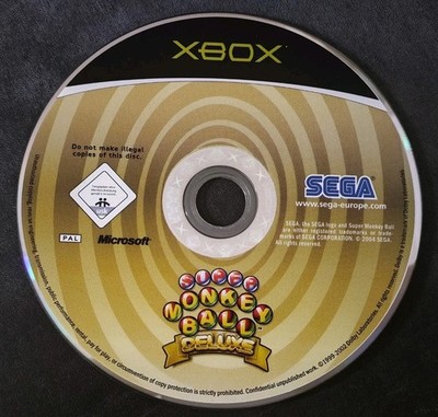 Super Monkey Ball Deluxe - Microsoft Xbox Classic - Nur CD  