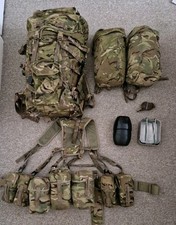 British Army MTP PLCE Infantry Bergen (Long Back), Webbing And Ancillaries Cadet