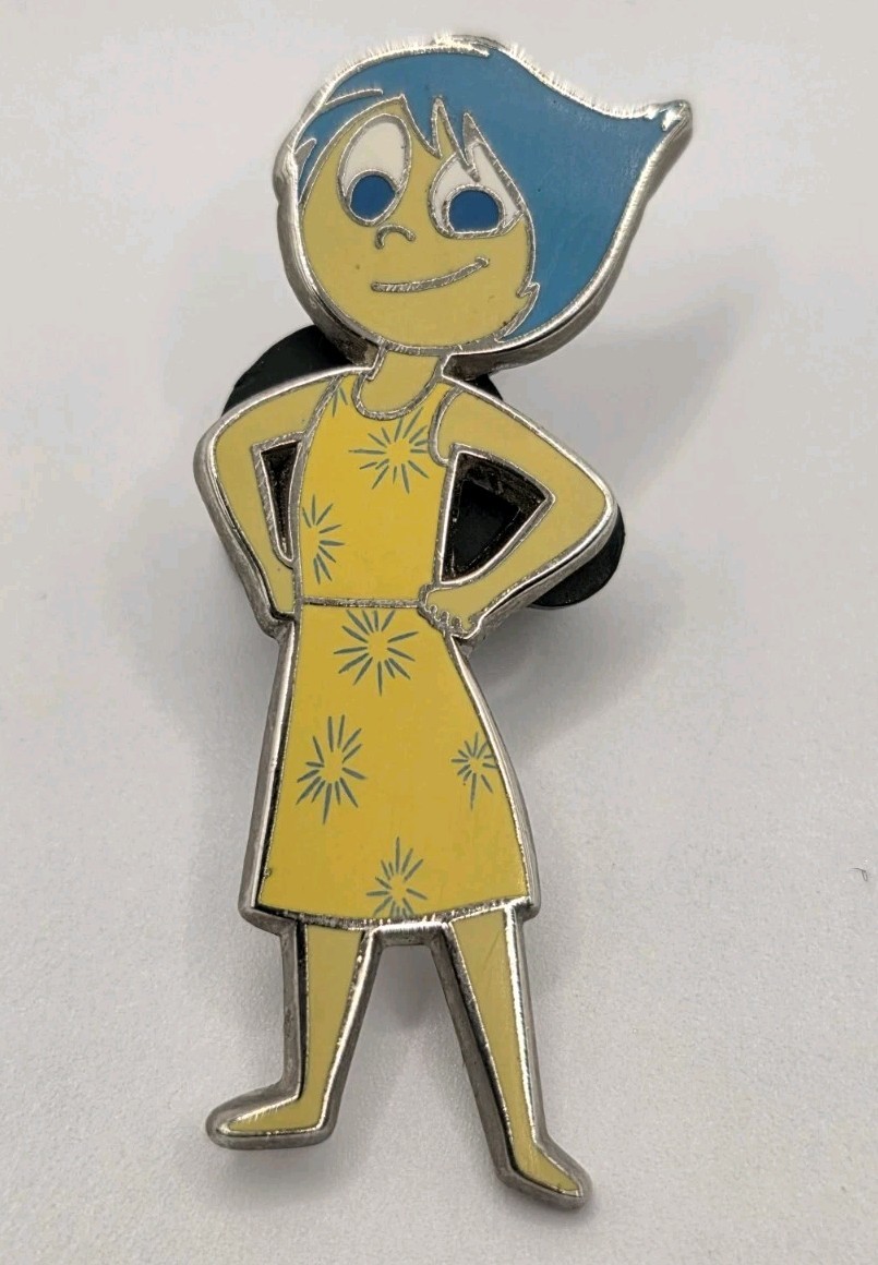 Disney Pixar Inside Out Joy Trading Pin 2015 Yellow Dress Character Pin