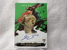 Topps 2021 Inception Rookie Auto Jake Cronenworth Green /125 Padres