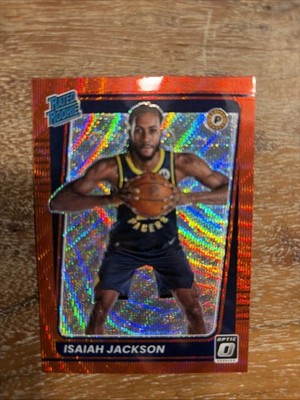 2021-22 Donruss Optic Prizm Red Wave ISAIAH JACKSON Rated Rookie RC #167   