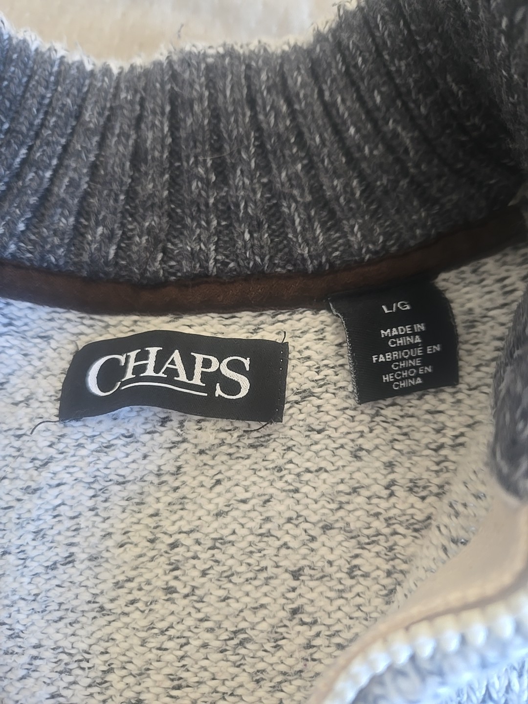 Chaps Quarter Zip Sweater - image 2