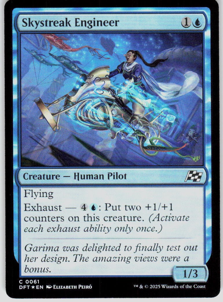 Skystreak Engineer Foil 61 Aetherdrift Magic the Gathering