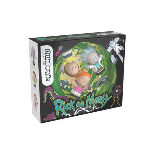 Rick & Morty Little People Collector Set Mattel Creations Exclusive NIB - Picture 7 of 7
