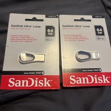 SanDisk 64GB/128GB Ultra Loop USB 3.0 Memory Stick Flash Pen Drive 130MBs