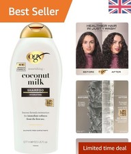 Intensely Moisturizing Coconut Milk Shampoo for Soft Hair - 577ml, Sulfate-Free 17.31 per litre