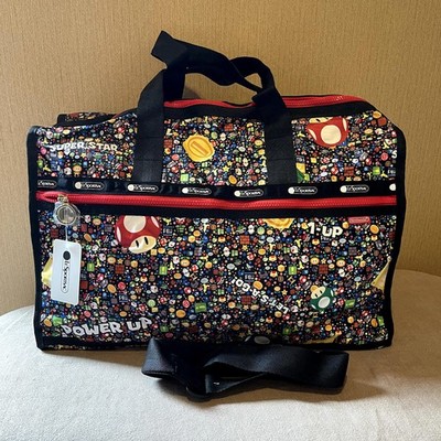 LeSportsac×Nintendoスーパーマリオ柄Super mario Lesportsac Nintendo Mario Large Weekender NWT | eBay