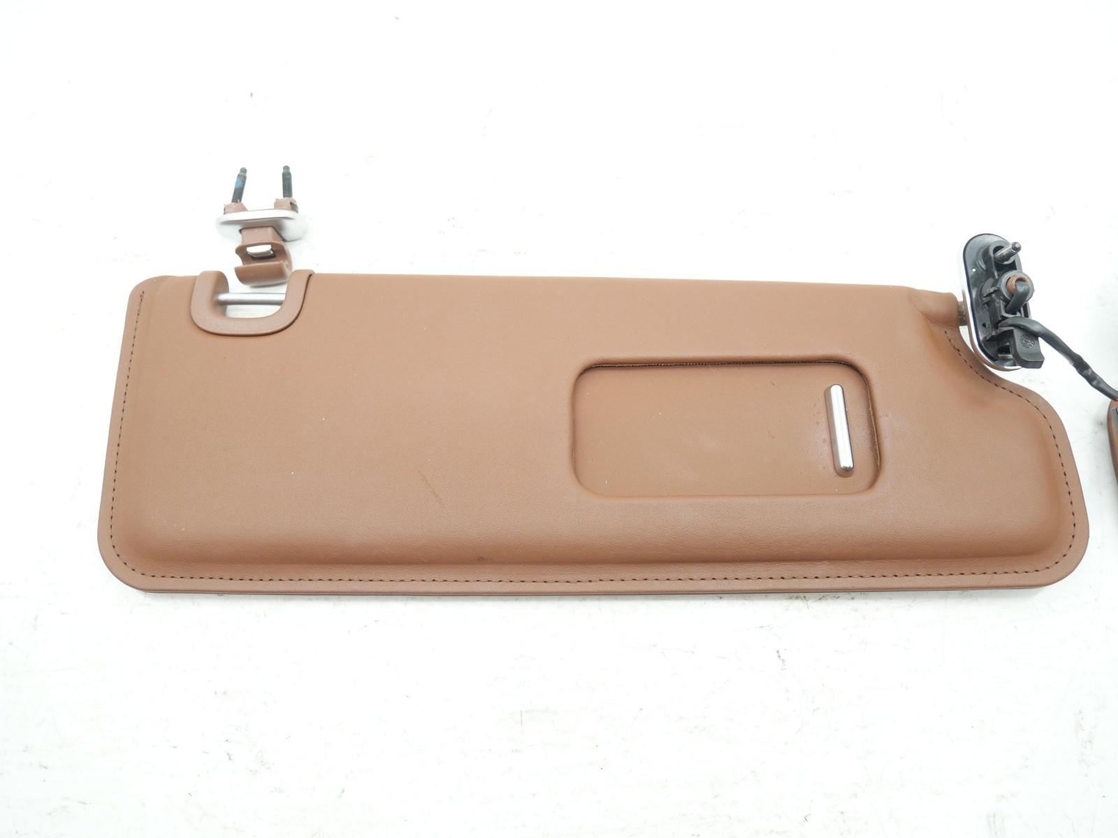 2005 Bentley Continental GT Sun Visor Shade Saddle Brown Left/Right Set 59k OEM