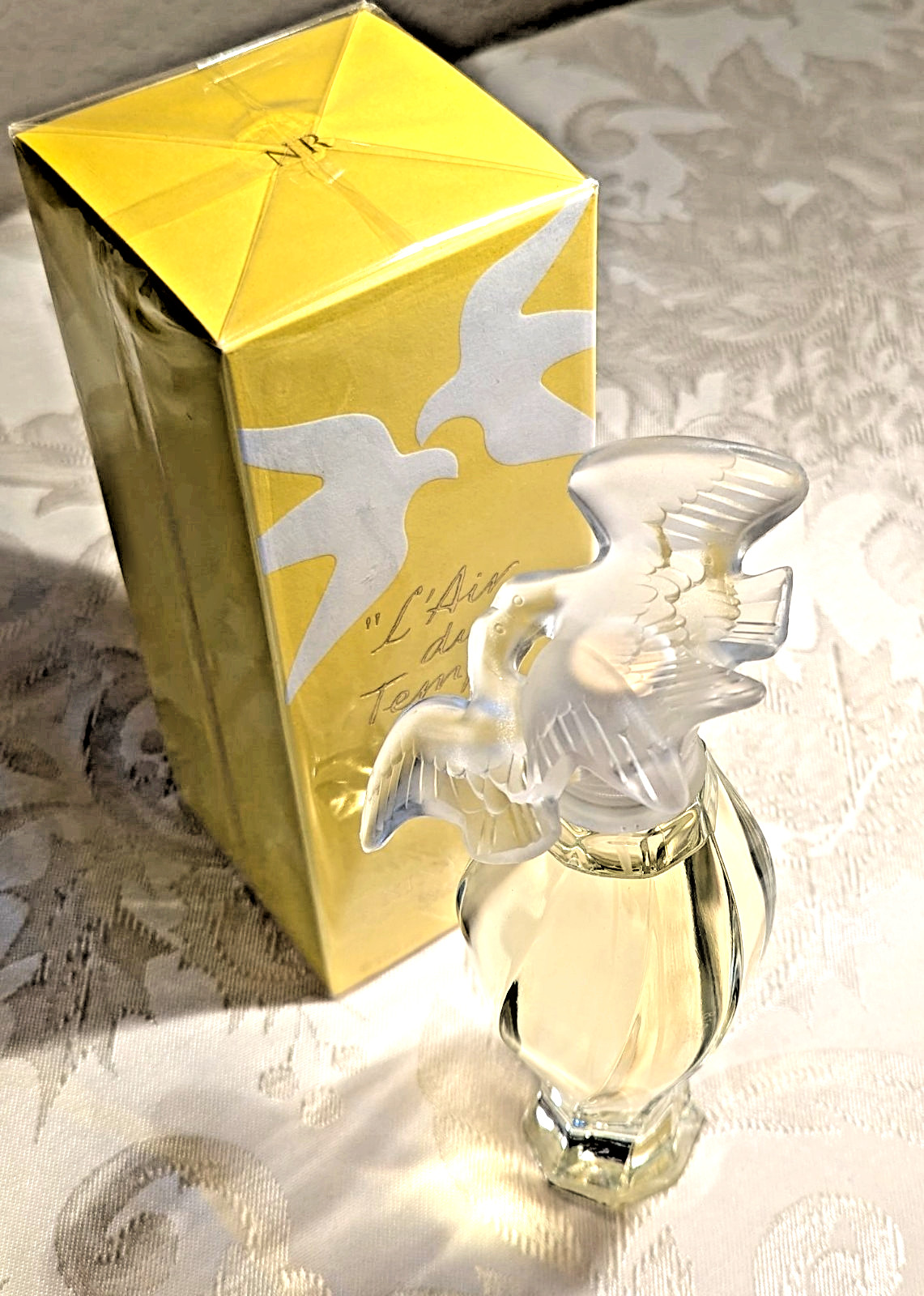 Vintage L'Air du Temps by NINA RICCI Eau De Toilette 3.3oz~100ml FRANCE BIRD Cap