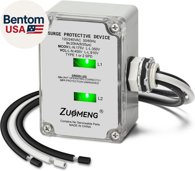HVAC Surge Protector,  120/240VAC Universal Air Conditioner Surge Protective Dev