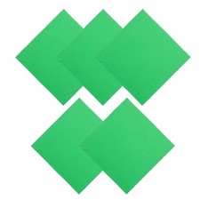 5pcs Musical Instrument Cleaning Cloth Set 30x30cm Green Polishing Microfiber