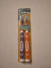 GUM Crayola Marker Shaped Toothbrush Soft Bristles 2 Pack