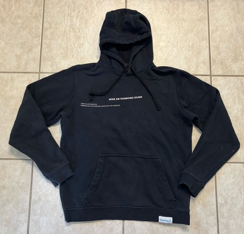 Nike SB x Diamond Dunk Tiffany Mens Size Small Black Hoodie Graphic Print RARE - Bild 1 von 11