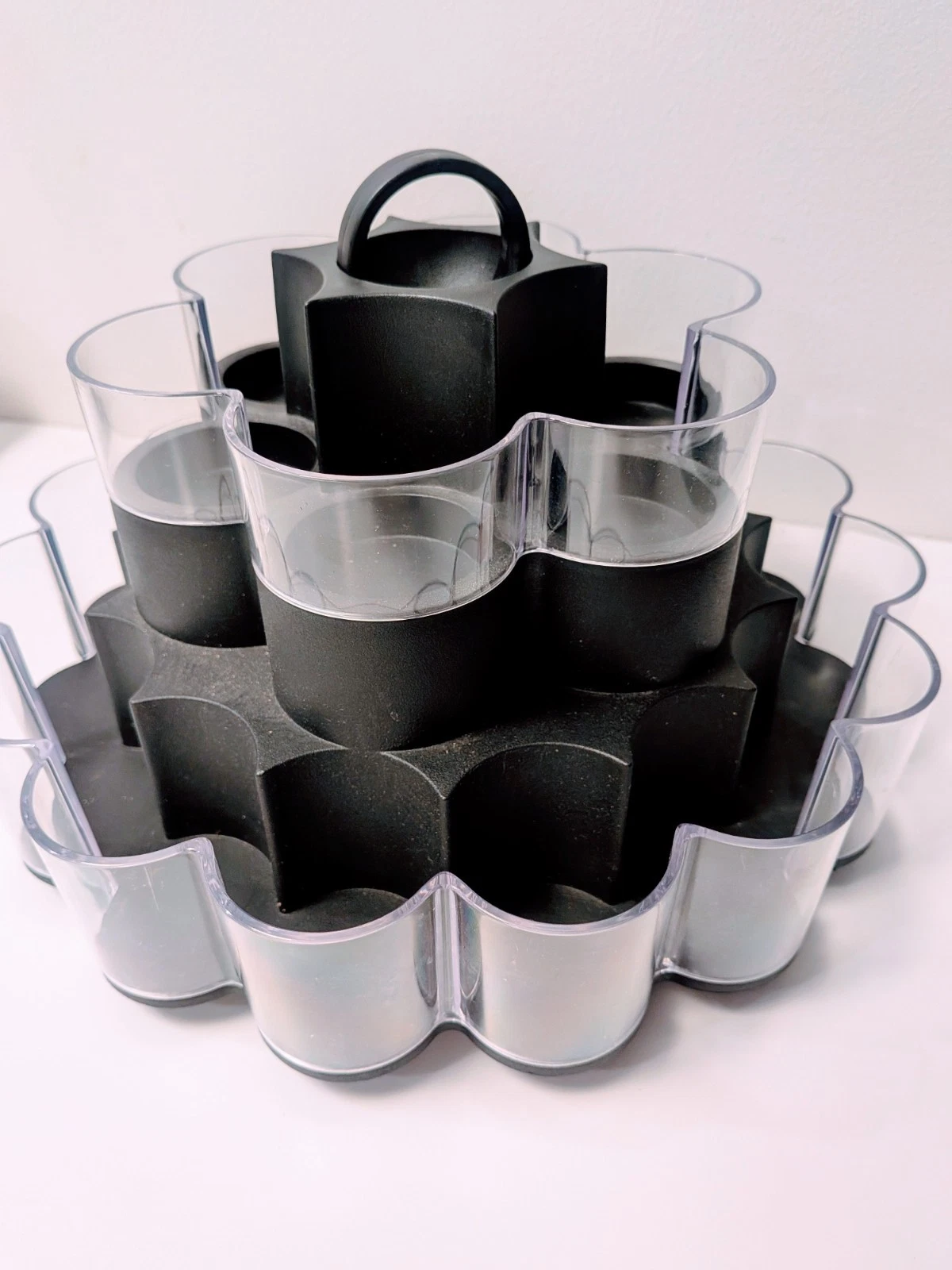 Pampered Chef Spice Rack Spinning Rotating 21 Slot Carousel Lazy Susan