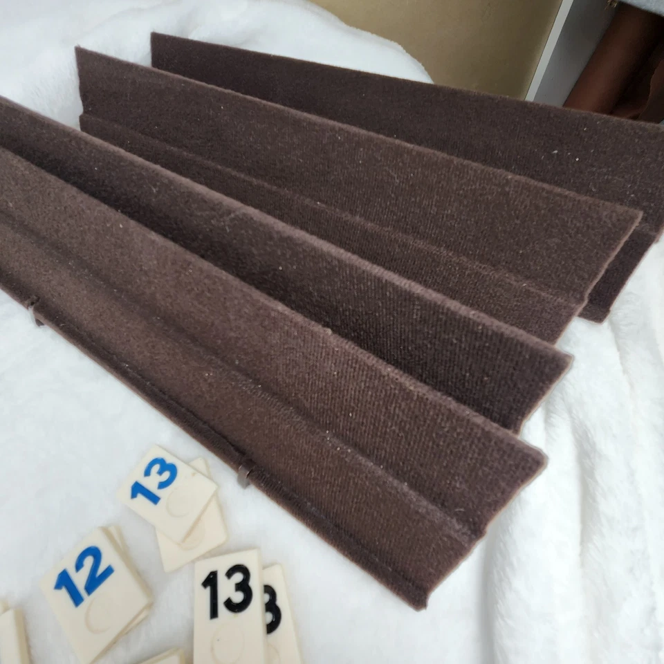 1990 Travel Rummikub Briefcase Game Set Faux Leather Rummy-O - Image 2 of 4