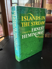 Islands in the Stream by Ernest Hemingway (1970, HC DJ - A-9.70(V) True 1st