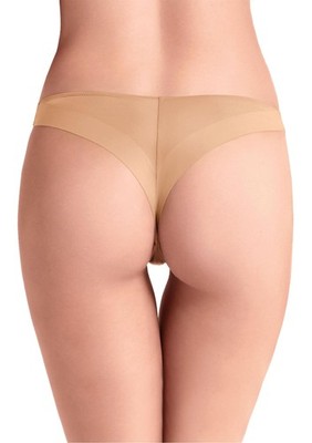  Majtki damskie brazyliany z elastycznej mikrofibry Shine Golden Lormar LORMAR