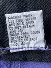 RARE Vintage 90’s Hip Hop  “Zip Code” Denim Overall Purple Black Shorts 30” — photo 5