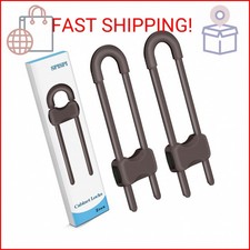 Baby Proofing Cabinets,Cabinet Locks for Babies,2 Pack U-Shaped Child Locks for
