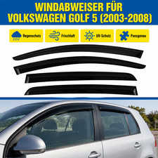 Regenabweiser Fensterspoiler 4 Stück geeignet Für VW Golf 5 03-08