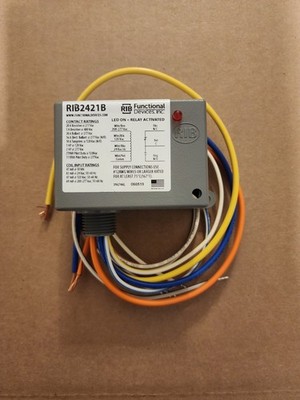 RIB RIB2421B EnclosedPre-Wired Relay,208VAC,SPDT,20A 21GP31