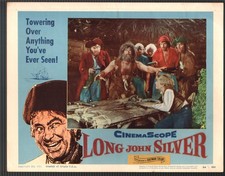 Long John Silver-Lobby Card-#4-1954- Robert Newton-Connie Gilchrist-Lloyd Berrel