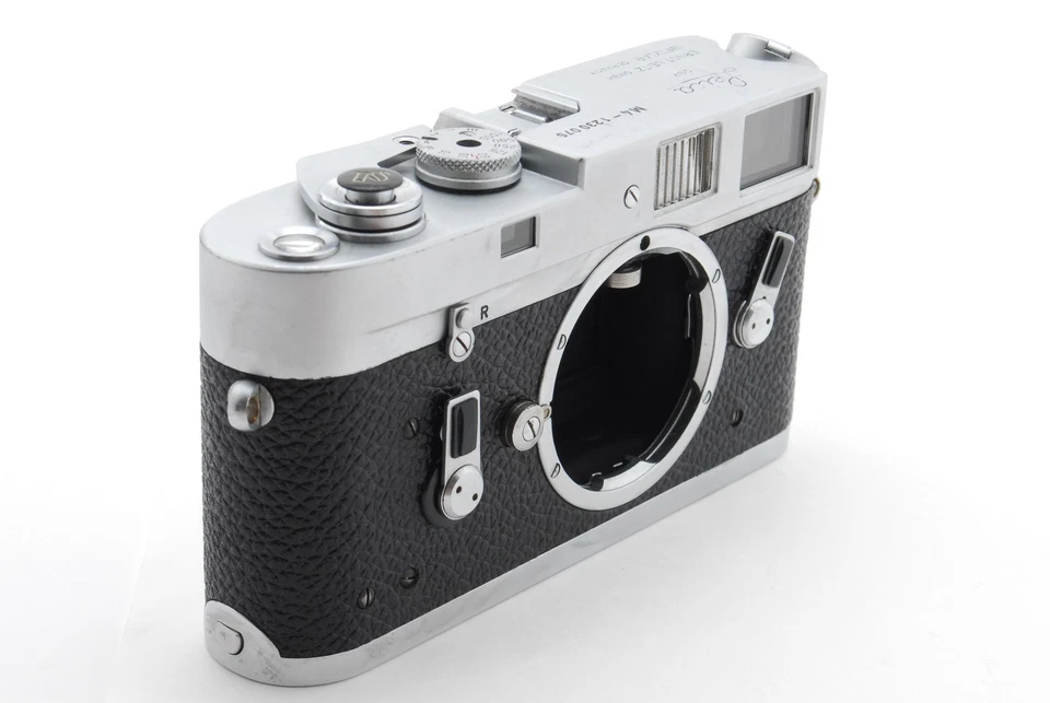 Cuerpo de cámara fotográfica telémetro Leica M4 plateado CLA'd [casi como nuevo] de JAPÓN Foto 3 de 4