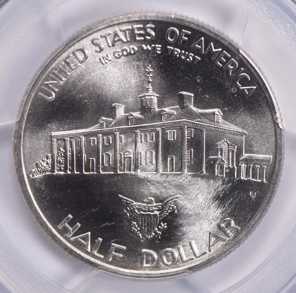 MS69 1982-D Washington Commemorative Half Dollar PCGS Blue Lbl *1156 - Image 4 of 4