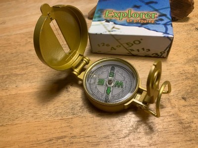 Liquid Filled Engineer Directional Compass Metal Casing with Locking ...