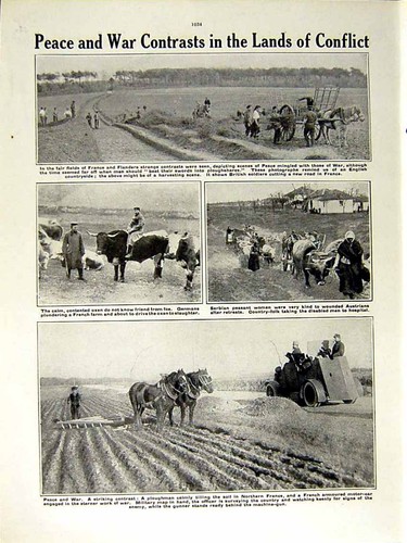 Original Old Antique Print 1915 World War British Siers Troglodytes Flanders
