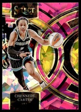 2024-25 Panini Select Prizm Pink Ice Chennedy Carter Chicago Sky #199