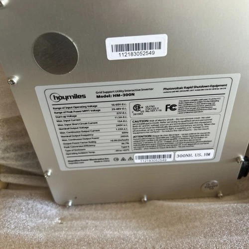 Hoymiles HM-300N Grid Support Interactive Inverter Microinverter 11 New In Box