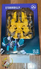 Transformers Sixshot KD-01 Third Party KO Solid color Black&Yellow Action Figure